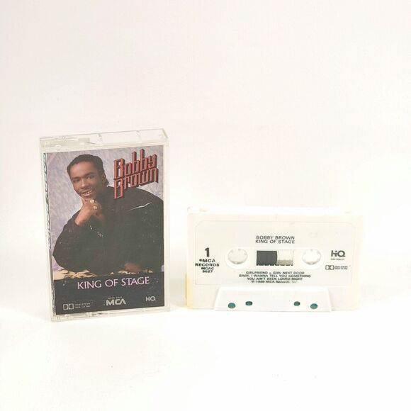 2 Vintage Bobby Brown Cassettes King of Stage‎ & Don't Be Cruel MCAC 42185 - Picture 2 of 11